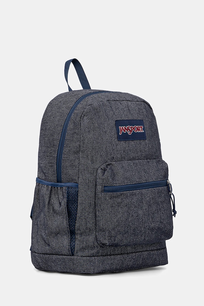 Džínsový batoh Jansport EK0A5BJ61W0 tmavomodrá AW25