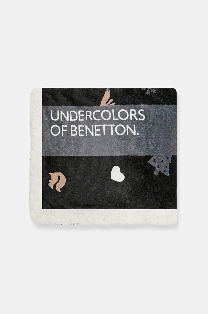 Deka United Colors of Benetton 170 x 170 cm 6FK82801W čierna AW25