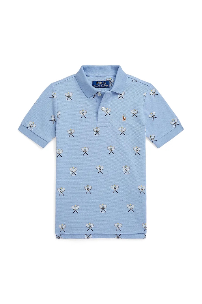 Polo tričko Polo Ralph Lauren bavlna modrá 322971192001