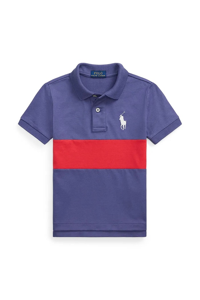 Polo Ralph Lauren poló pamut sötétkék 322971296001