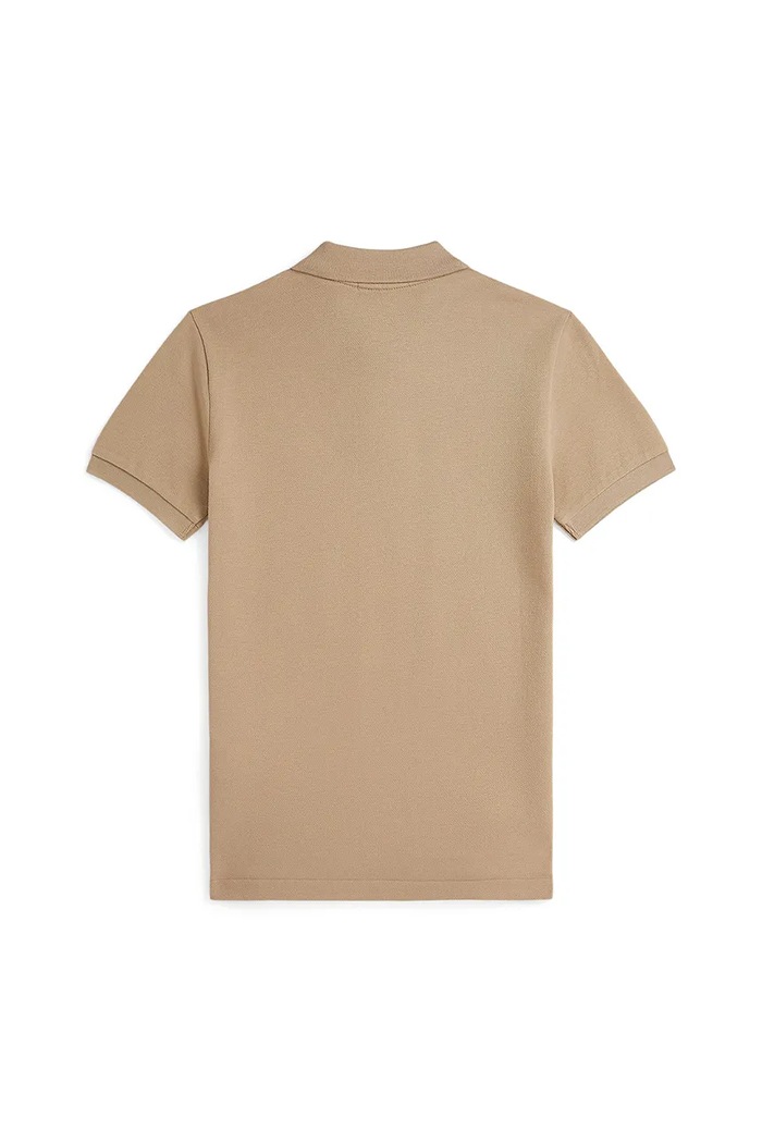 Polo Ralph Lauren polo bawełniane dziecięce 323708857197 beżowy AW25