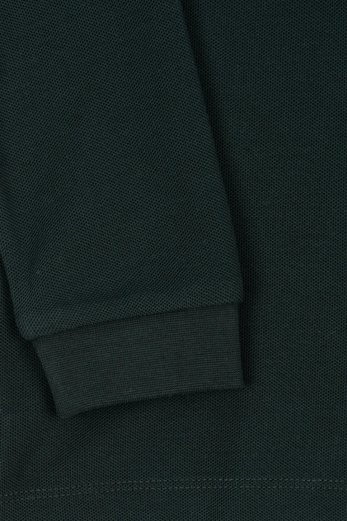 Konges Sløjd tricouri polo din bumbac pentru copii FLORIAN LS POLO GOTS verde KS103811.9BYA