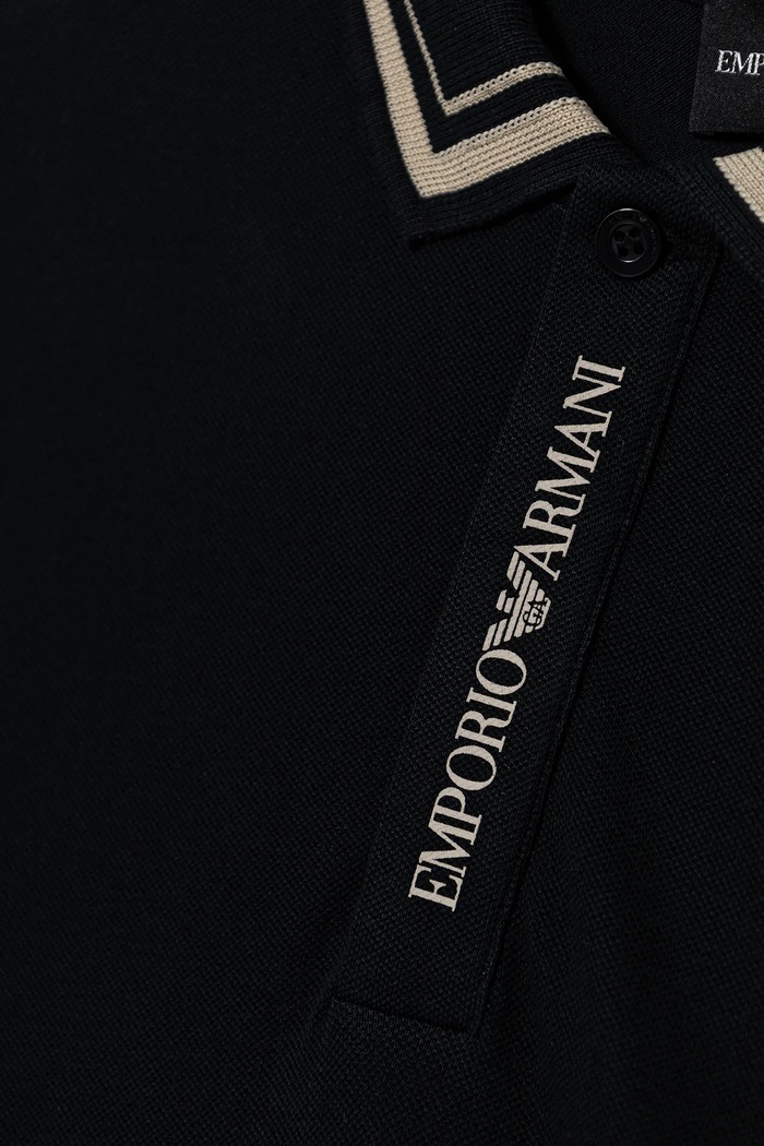 Chłopiec Emporio Armani polo dziecięce EB000665.AF16641 granatowy