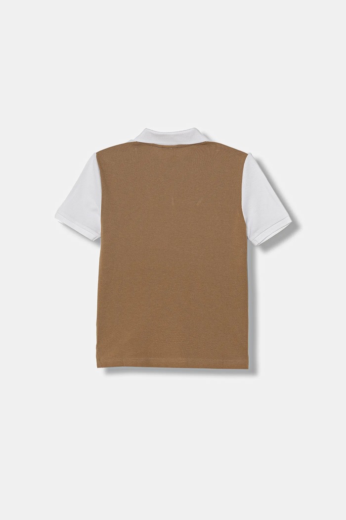 Detské polo tričko BOSS J52339.114.150 hnedá AW25