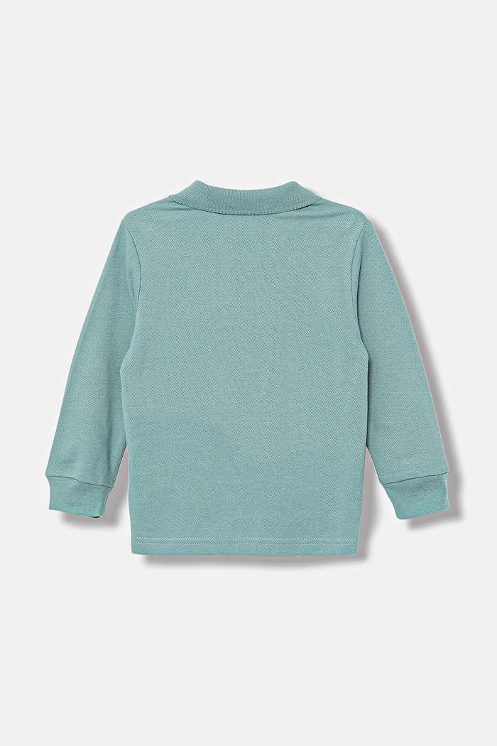 United Colors of Benetton longsleeve in cotone bambino/a 3089G3009.P.Season.9BYA turchese AW25
