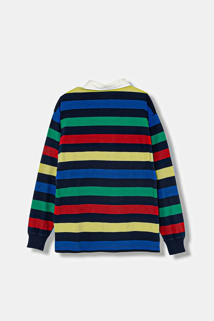 Detská bavlnená polokošeľa United Colors of Benetton 33CKC301X.G.seasonal tmavomodrá AW25