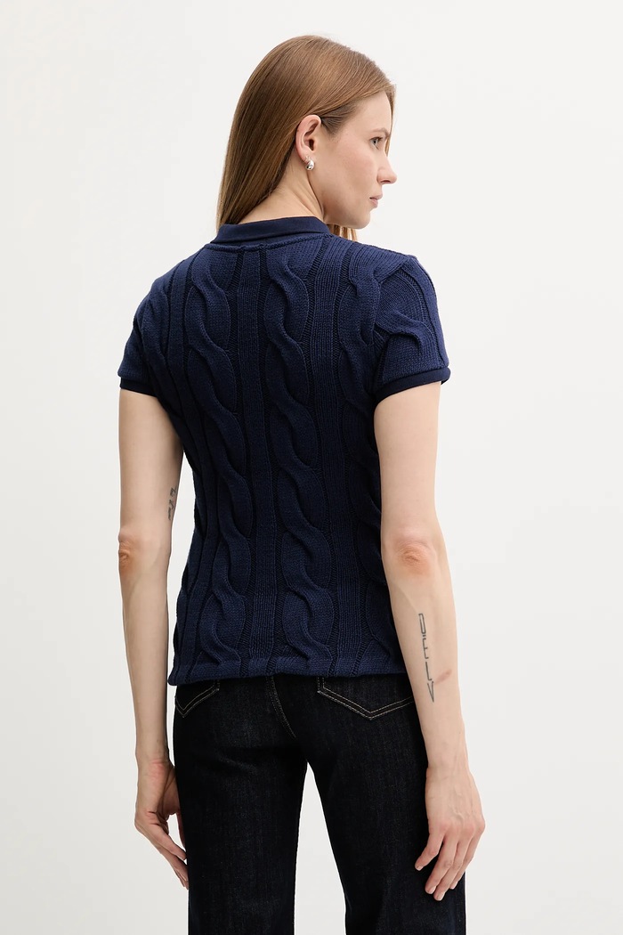Ρούχα Πόλο Polo Ralph Lauren 211971703 σκούρο μπλε