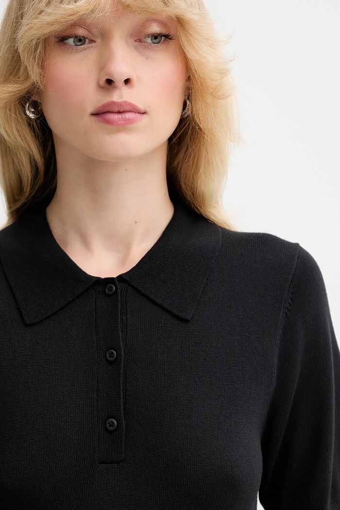 Polo tričko Calvin Klein čierna LV044C341G