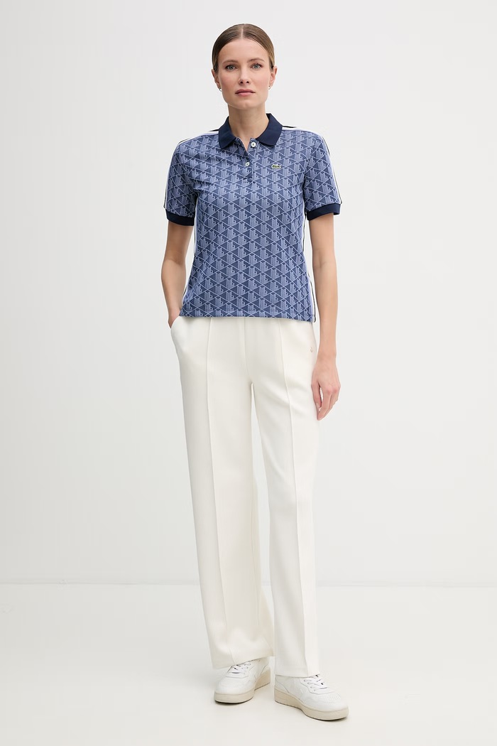 Lacoste női pamut DF3364 sötétkék SS26