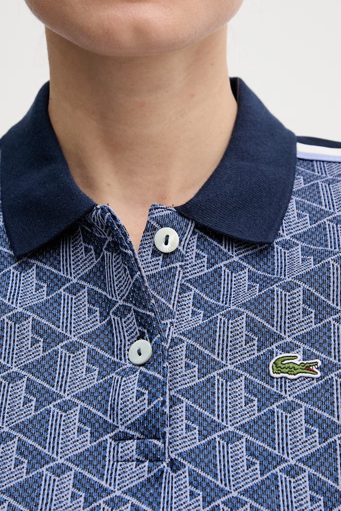 Lacoste női pamut DF3364 sötétkék