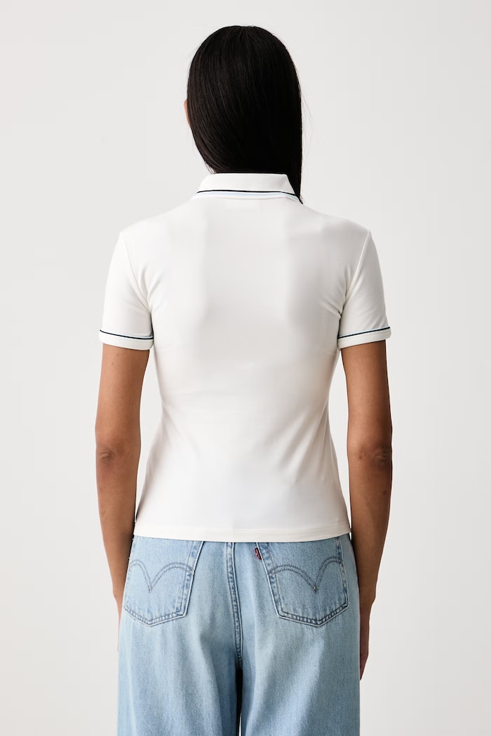 Lacoste Polo tričko dámske s bavlnou DF5284 béžová SS26