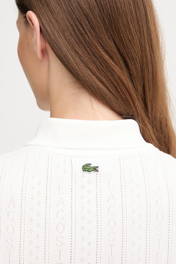 Lacoste polo damskie bawełniane DF5296