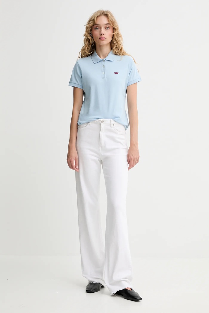 Levi's tricou polo 001F2.0007 albastru AW25