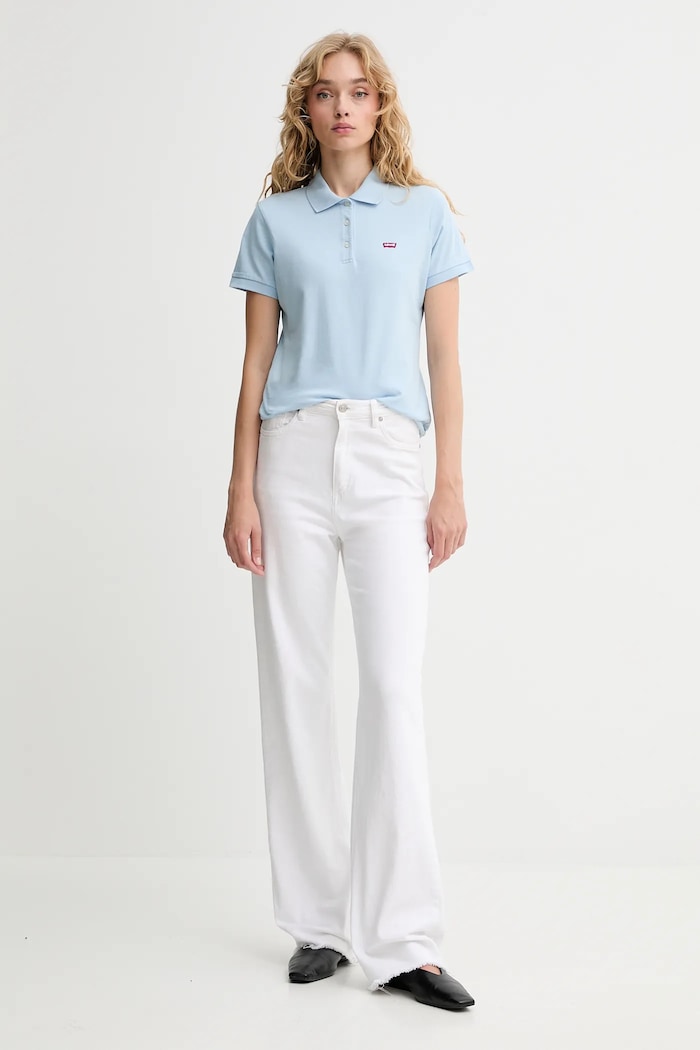 Levi's tricou polo 001F2.0007 albastru AW25