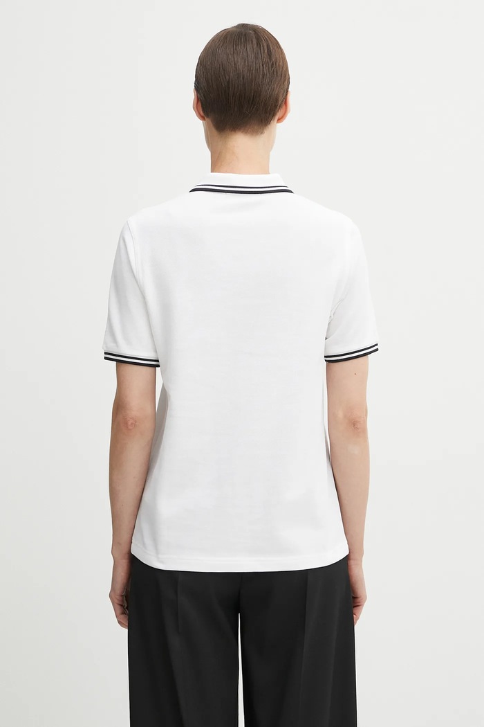 Odzież Fred Perry polo bawełniane damskie G3600 beżowy