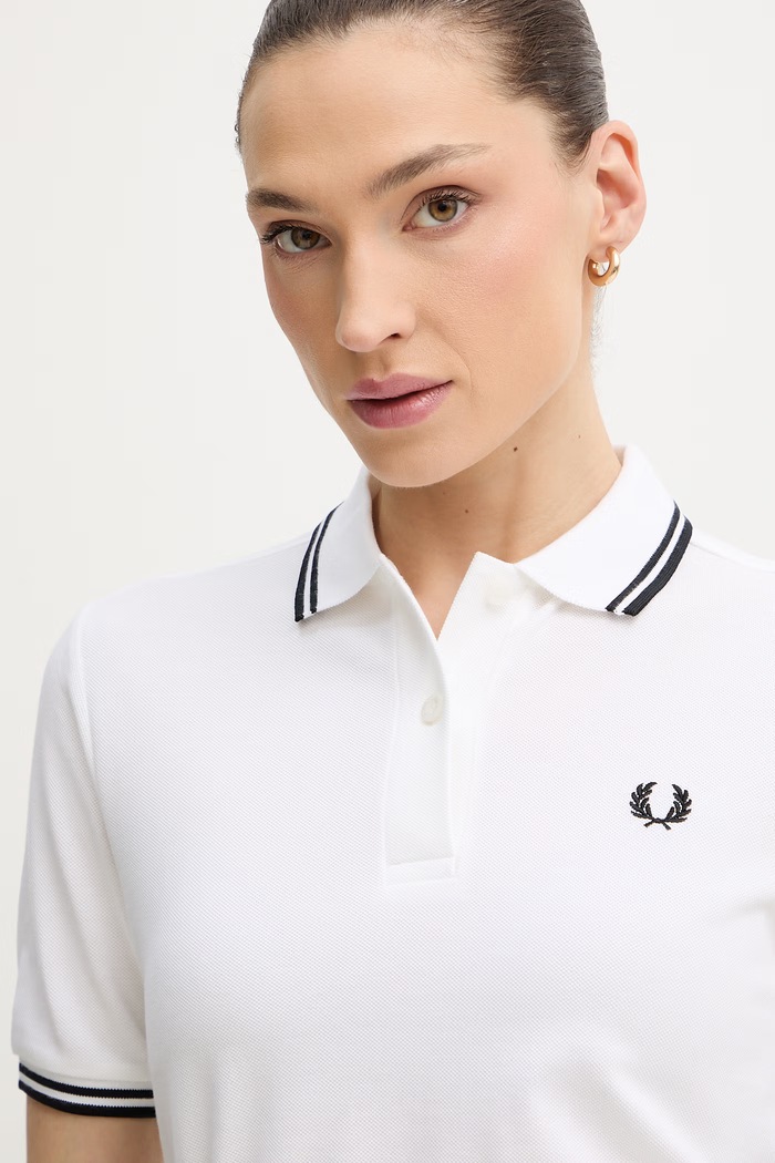 Fred Perry polo dámské bavlněné béžová G3600