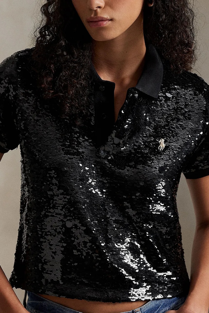 Μπλουζάκι Polo Ralph Lauren μαύρο 211978143