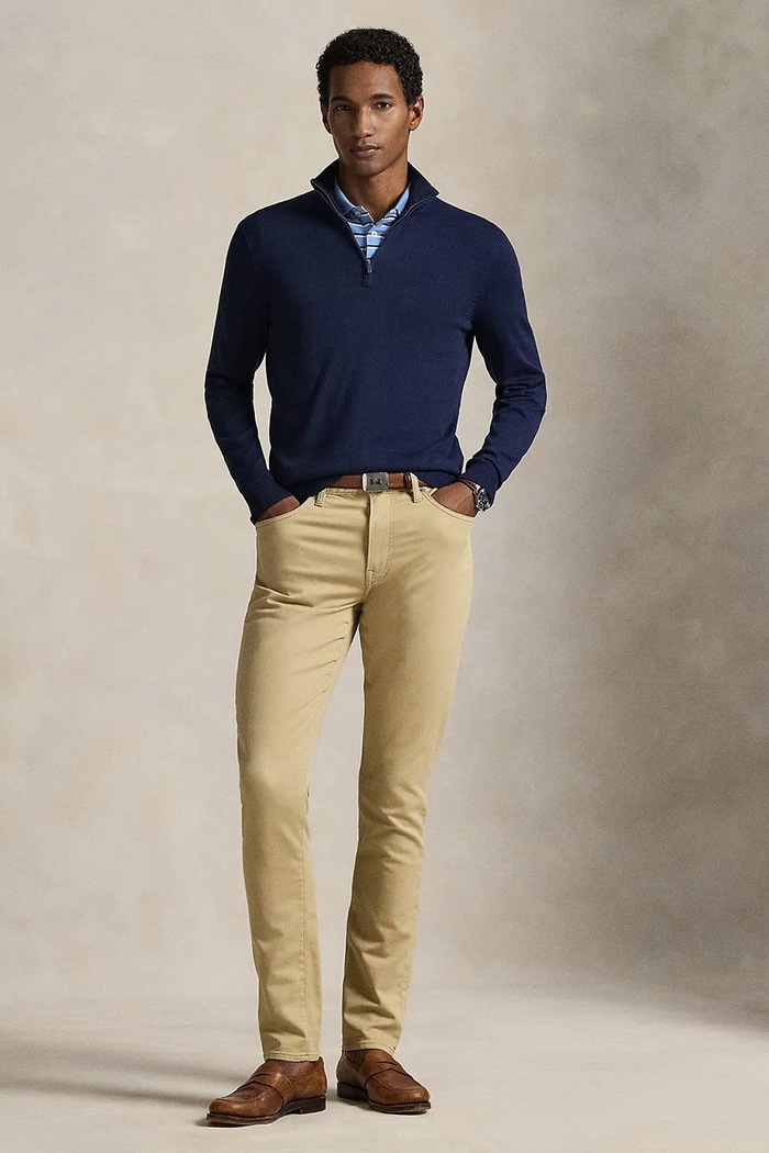 Oblečení Bavlněné polo tričko Polo Ralph Lauren 710974586 modrá