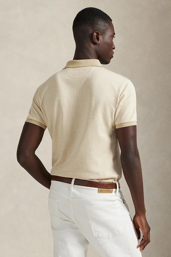 Polo Ralph Lauren polo de bumbac 710974270 bej AW25