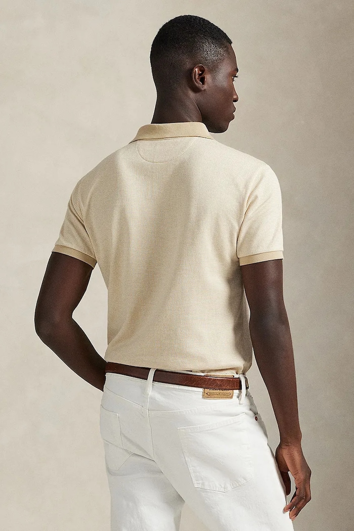 Бавовняне поло Polo Ralph Lauren 710974270 бежевий AW25