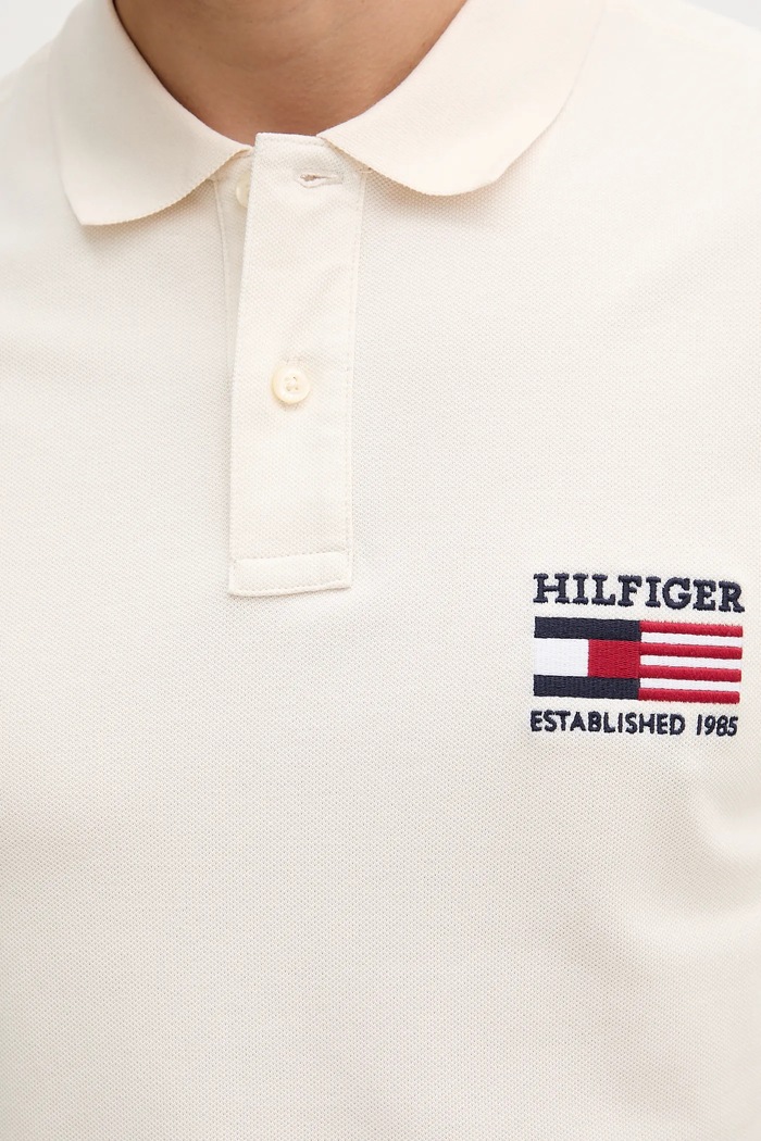 Πόλο Tommy Hilfiger μπεζ MW0MW39836