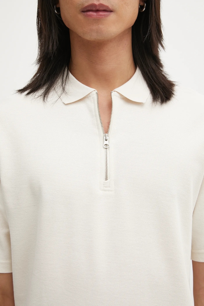 Samsoe Samsoe cotton polo shirt SAMAC beige M25200033