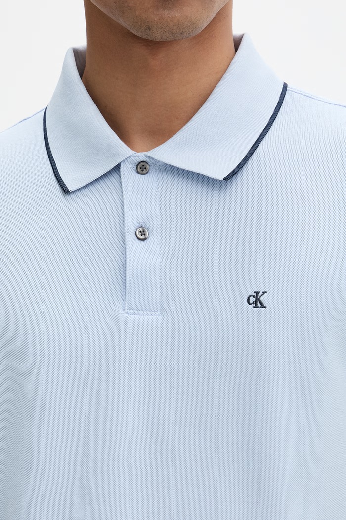 Calvin Klein póló férfi pamut LV04LC239G kék