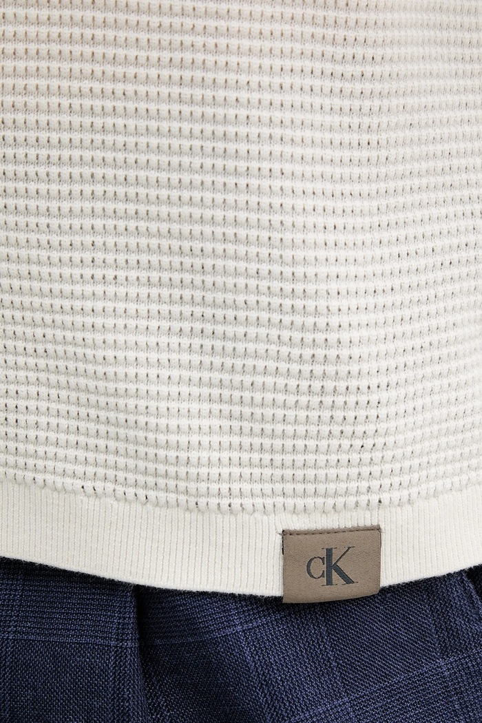 Bavlnené polo tričko Calvin Klein Jeans LV04RC306G béžová