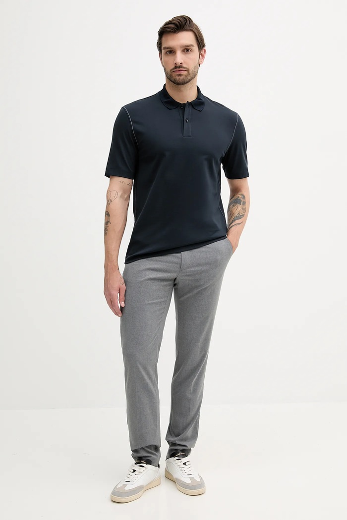 Πόλο BOSS Dalessandra 50543387 σκούρο μπλε AW25