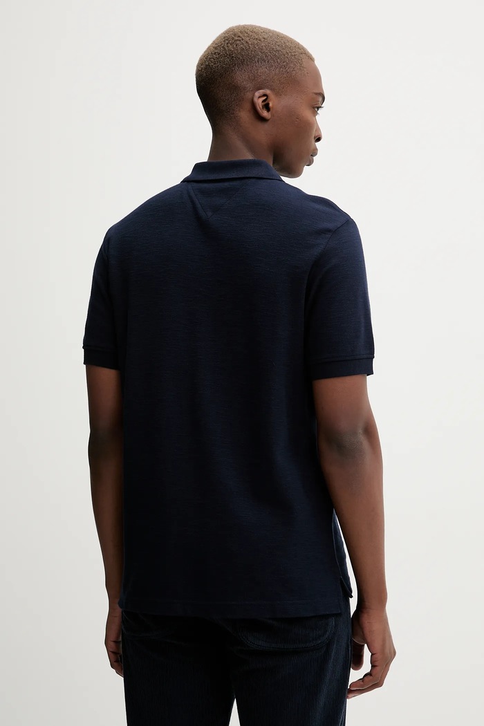 Oblečenie Bavlnené polo tričko Tommy Jeans DM0DM22063 tmavomodrá