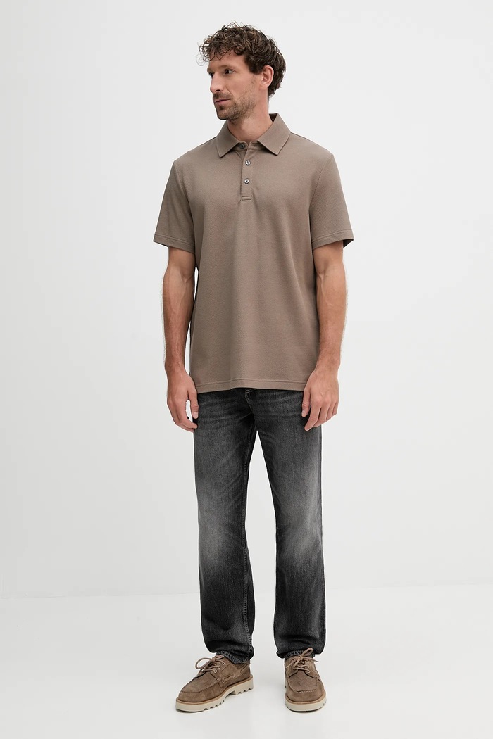 Polo tričko Michael Kors CT552LFHSA hnědá SS26