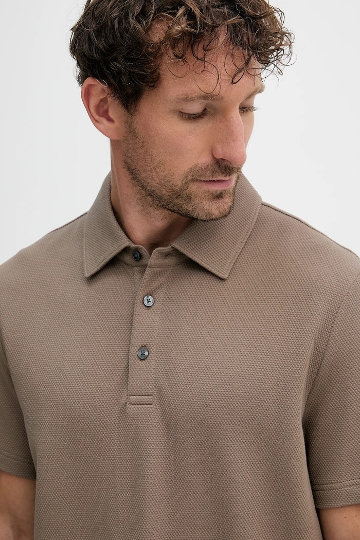 Polo tričko Michael Kors hnědá CT552LFHSA
