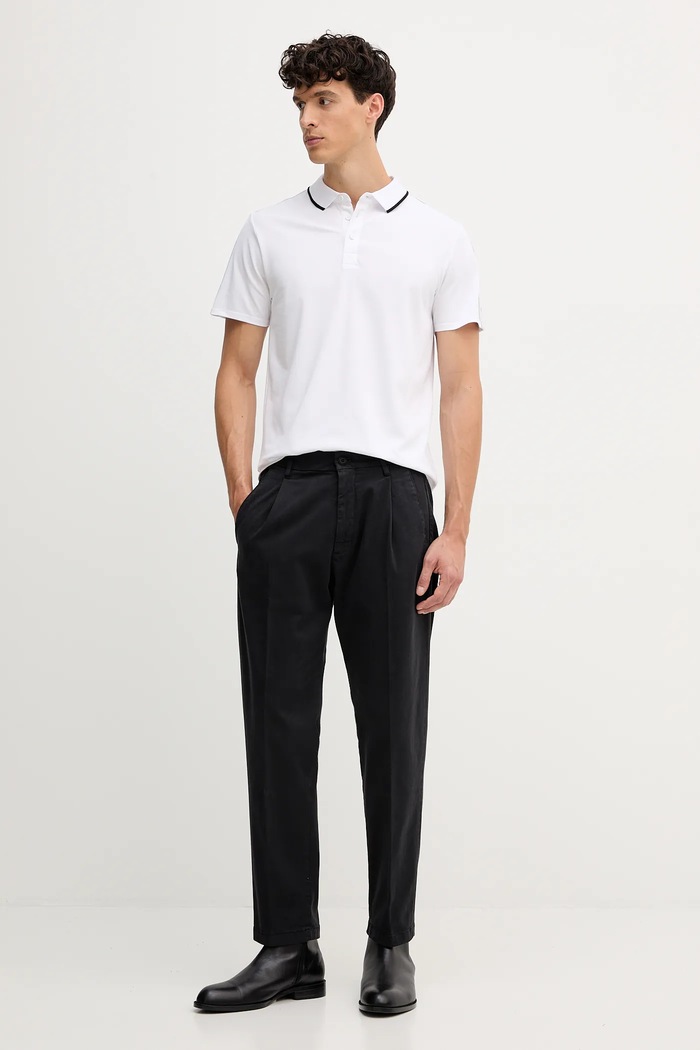 Polo tričko Guess PAUL M5YP42.KARS2 bílá AW25