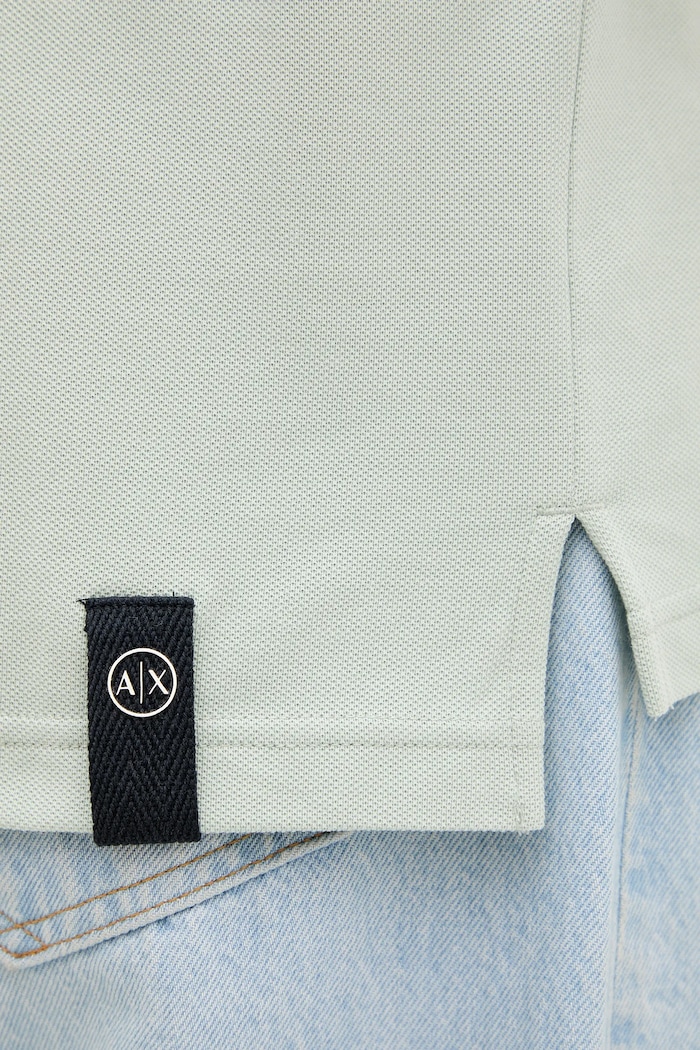 Armani Exchange polo bawełniane XM000994.AF10366 zielony