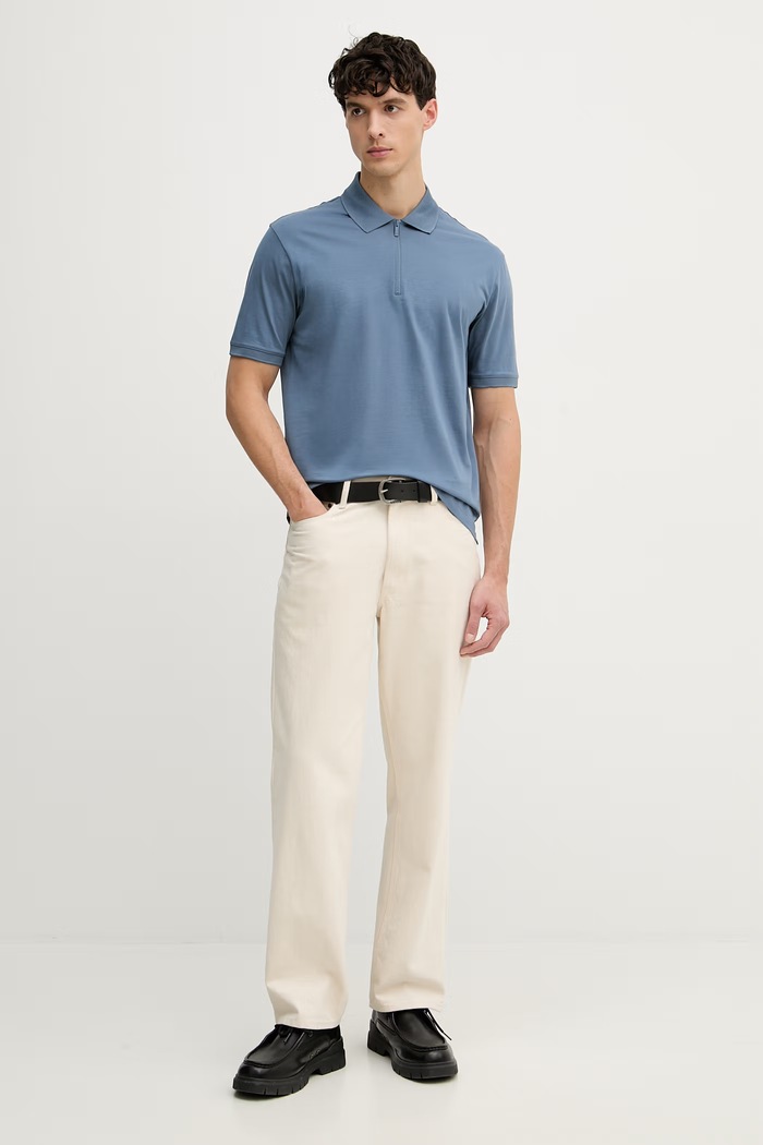 Armani Exchange polo tričko pánske bavlnené XM001291.AF10364 modrá SS26