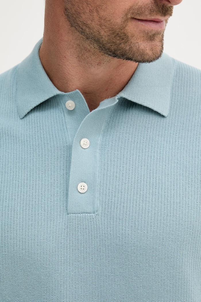 Bavlnené polo tričko Hackett London HM7000005 modrá