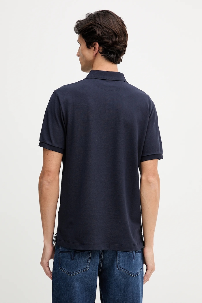 Oblečenie Bavlnené polo tričko Hackett London HM5600028 tmavomodrá