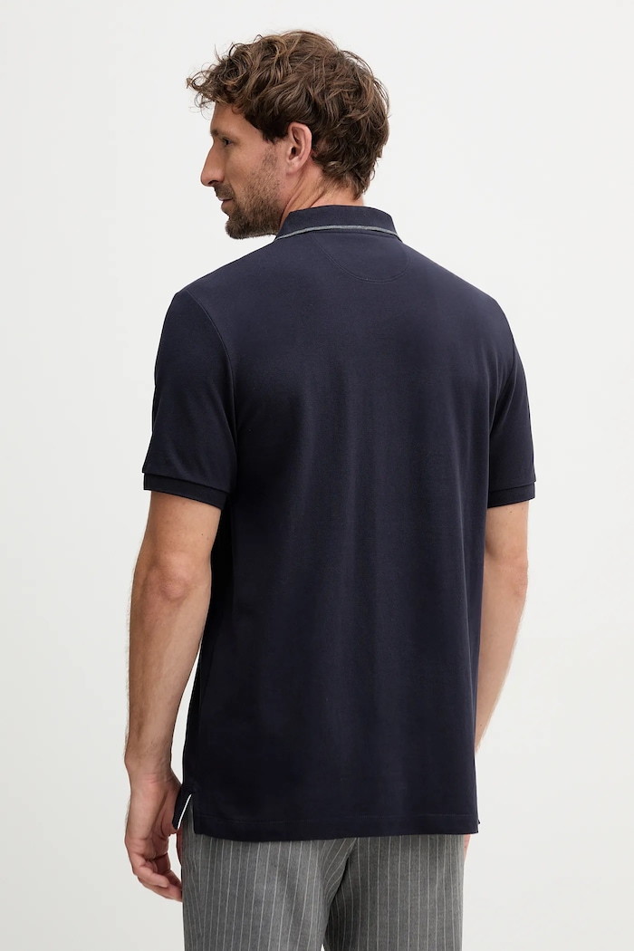 Oblečenie Bavlnené polo tričko Hackett London HM5600031 tmavomodrá
