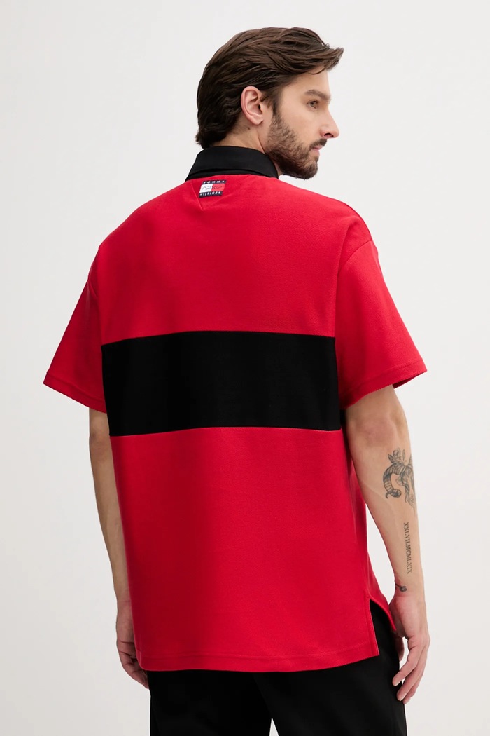 Oblečení Bavlněné polo tričko Tommy Hilfiger x F1 THE MOVIE MW0MW41393 červená