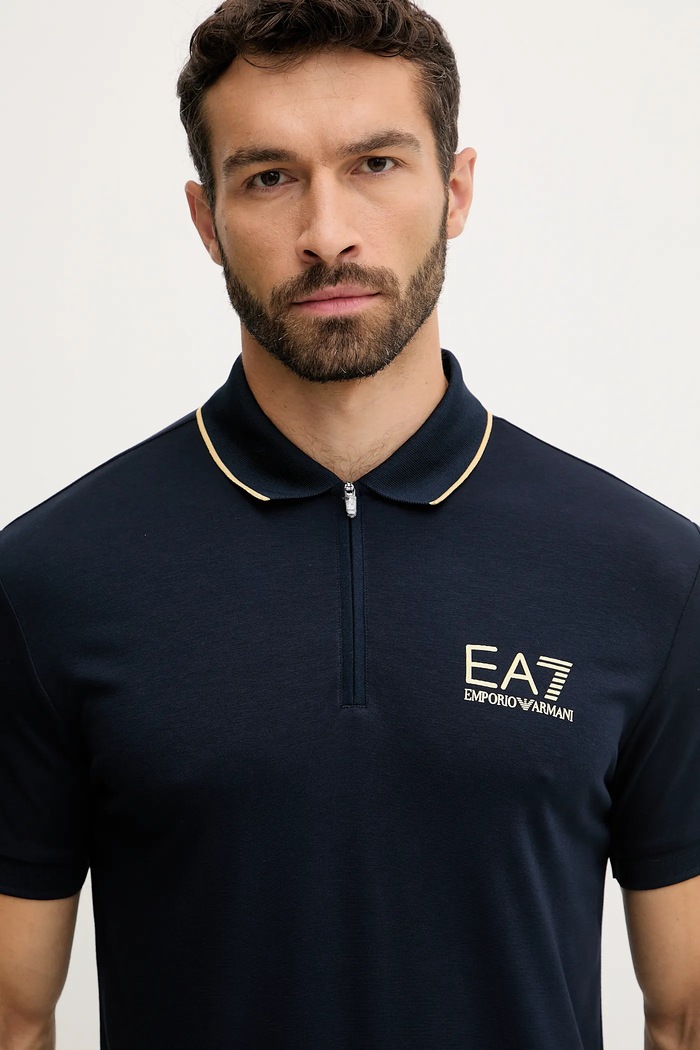 EA7 Emporio Armani tricou polo bleumarin AF13739.7M000669