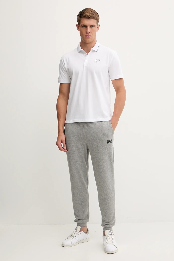 Polo tričko EA7 Emporio Armani AF13511.7M000847 bílá AW25