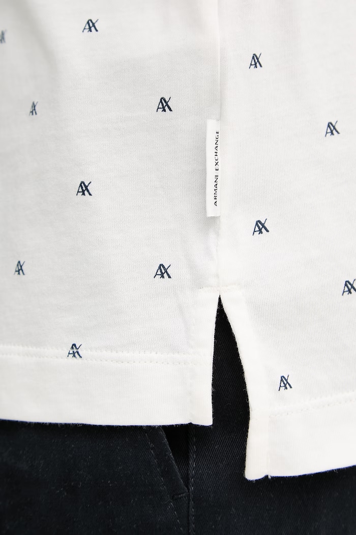 Armani Exchange polo pánské bavlněné XM000735.AF10356 béžová