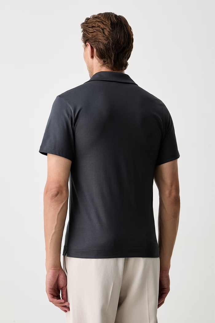 Odzież Lacoste polo męskie bawełniane DH5928 szary