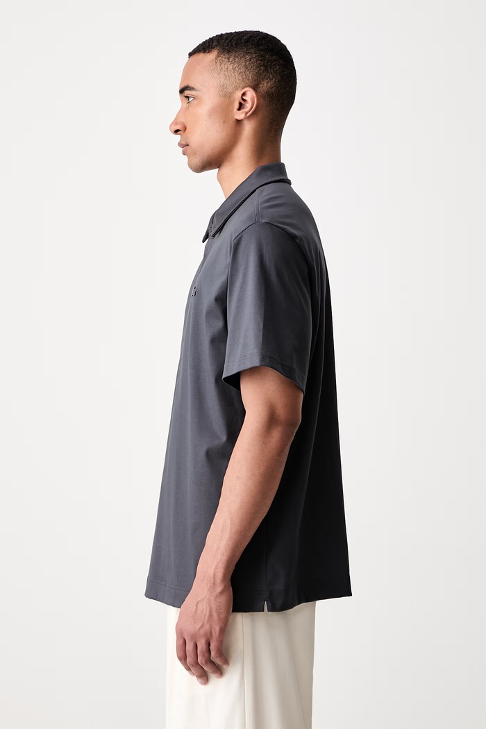Lacoste polo de bumbac bărbătesc gri DH5928