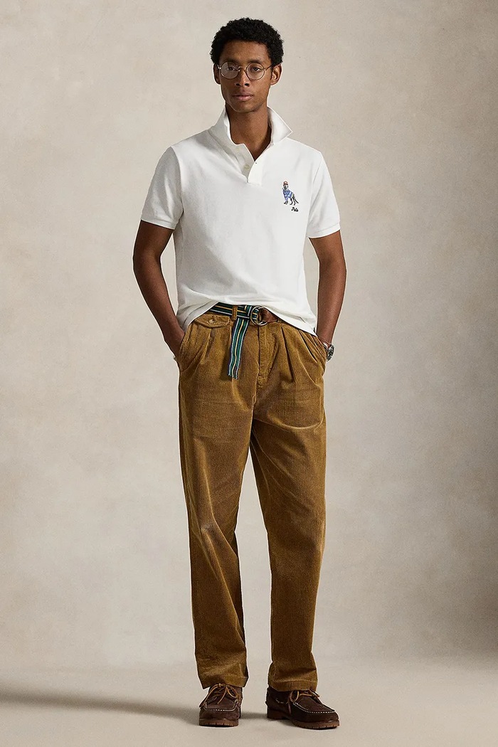 Odzież Polo Ralph Lauren polo bawełniane 710P00095 biały