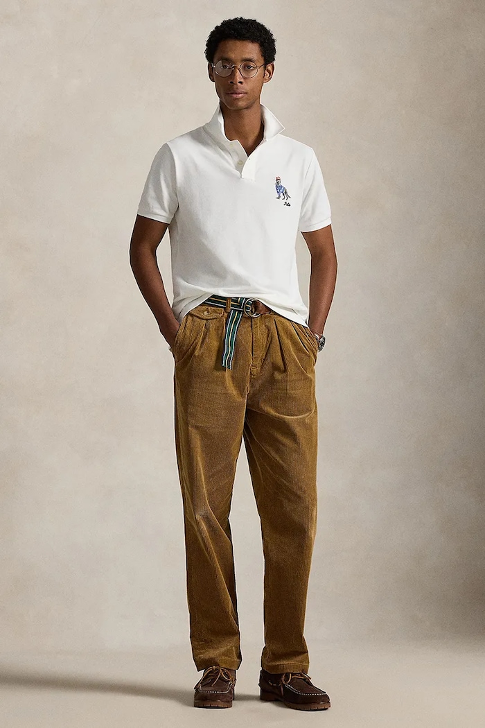 Odzież Polo Ralph Lauren polo bawełniane 710P00095 biały