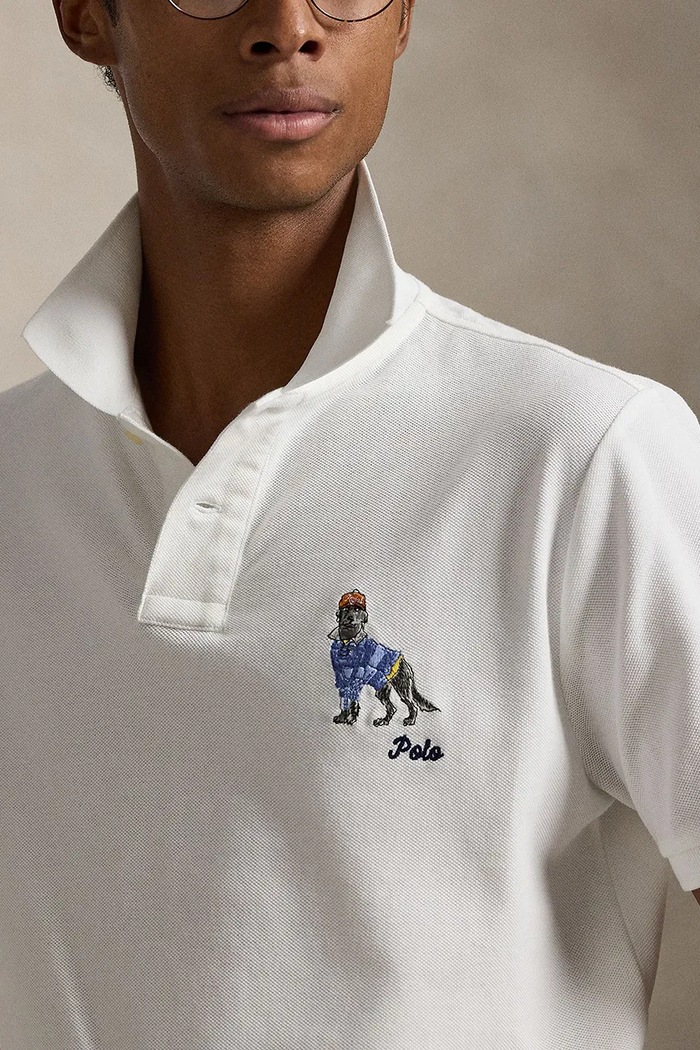 Polo Ralph Lauren polo bawełniane biały 710P00095