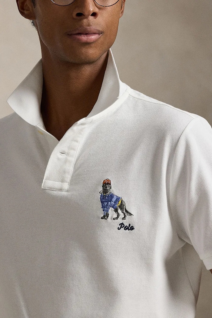 Polo Ralph Lauren polo bawełniane biały 710P00095