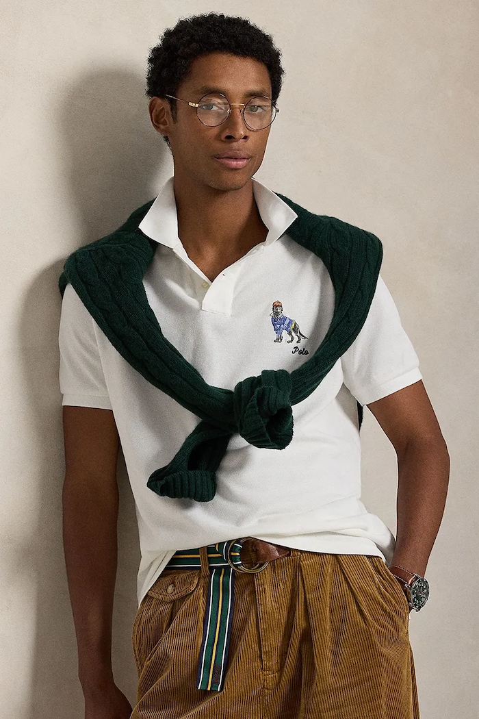 Polo Ralph Lauren polo bawełniane 710P00095 biały