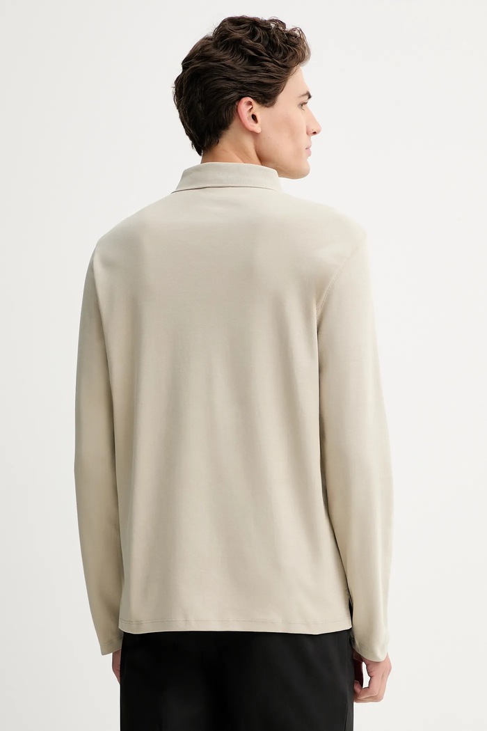 Îmbrăcăminte Calvin Klein longsleeve din bumbac LV040EM909 bej